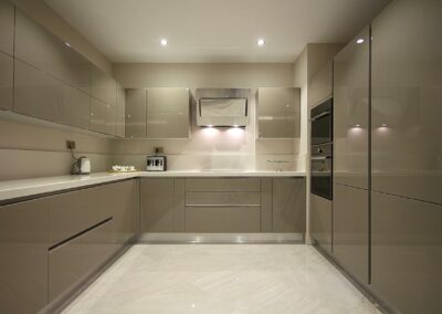 European cabinets in High gloss finish in Dubai UAE