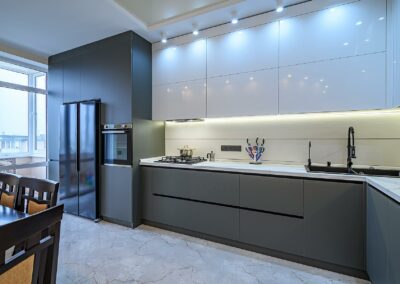 Modern kitchen design in Dubai